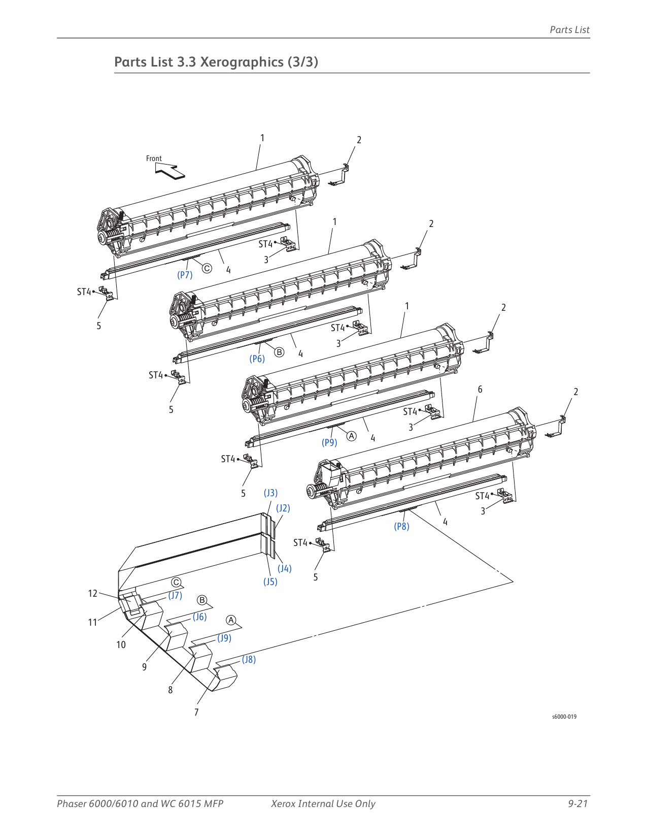 Xerox Phaser 6000 6010 WorkCentre-6015MFP Parts List Manual-2